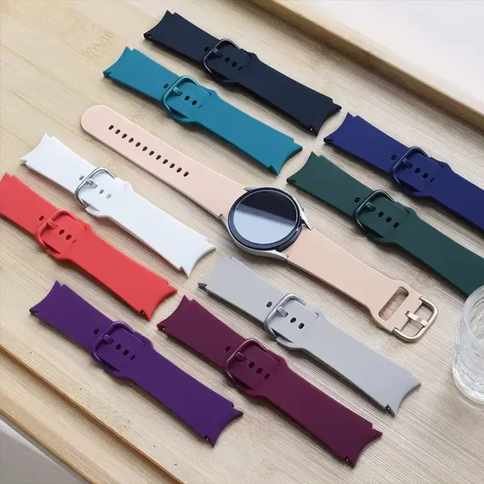 Bracelet en Silicone pour Samsung Galaxy Watch 7 6 5 4 FE 44mm 40mm 5 pro 45mm