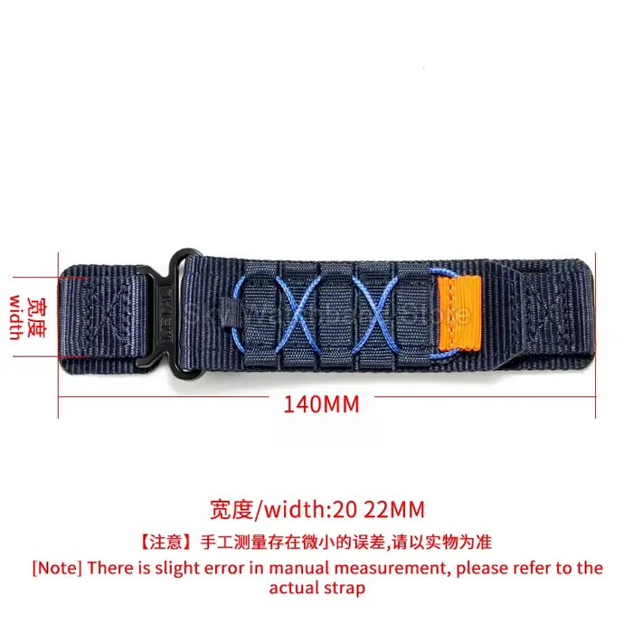 Bracelet de montre en nylon doux et respirant pour homme et femme, avec fermeture Velcro, compatible avec montres traditionnelles, pour diverses occasions et styles