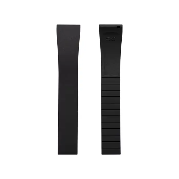 Bracelet de montre en caoutchouc fluoré CTS FKM, 18 19 20 21 22mm, coupe sur la taille, libération r