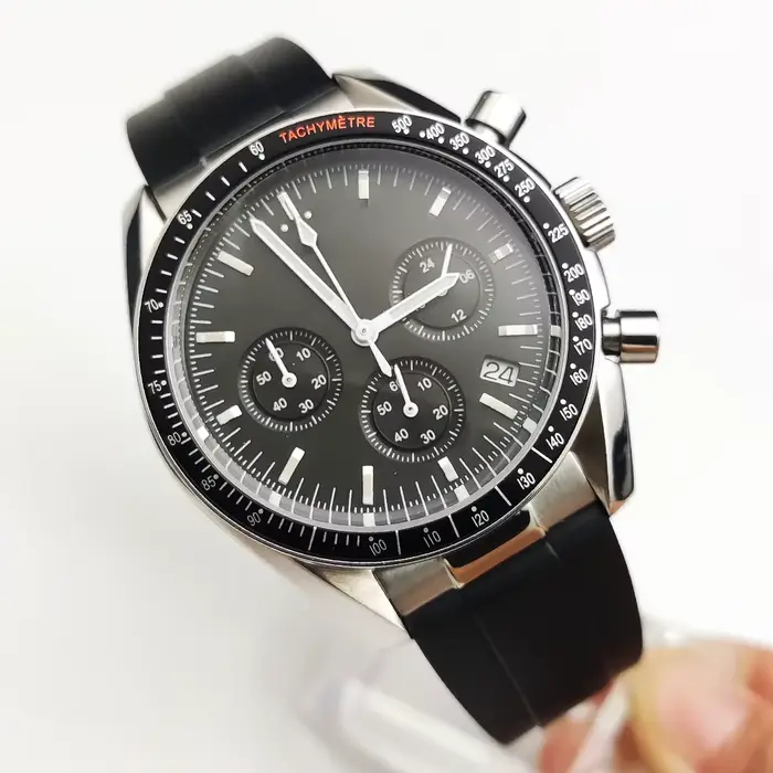 Nouvelle Montre Mécanique Chronographe Homme 2026 Luxe Sport Cadran Tachymètre 40mm VK63 Verre Saphir Affichage Date Usage Quotidien Professionnel