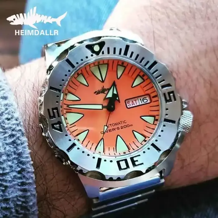HEIMDALLR V2 montre automatique pour hommes NH36A verre saphir mécanique