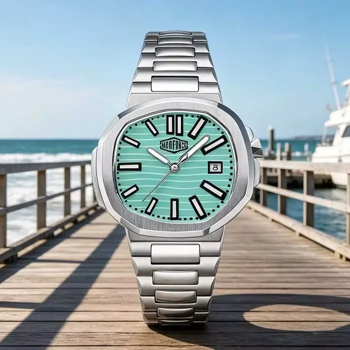 HEROFORCE – montre pour homme en acier inoxydable