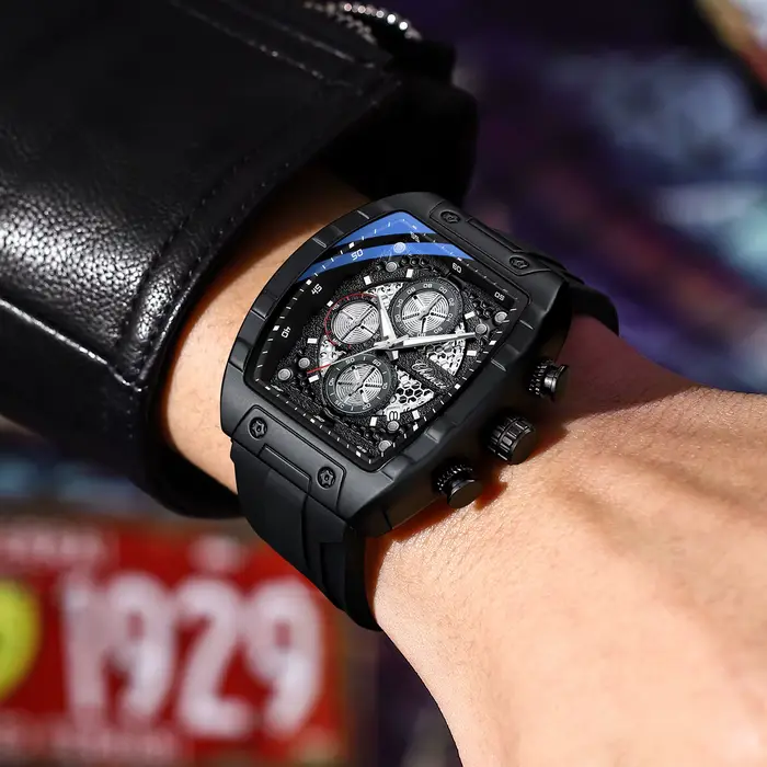 CHENXI 941 sport mode montres à Quartz pour homme multifonction chronographe lumineux étanche calendrier décontracté