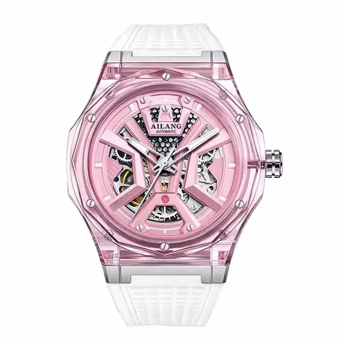 AILANG-Montres mécaniques automatiques pour hommes, marque de luxe, mode sport, étanche, boîtier tra