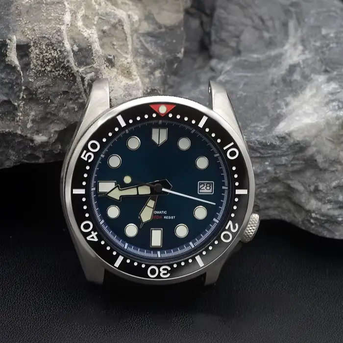 Montre pour hommes, cadeau avec mouvement automatique japonais NH36, acier inoxydable 316L, verre sa