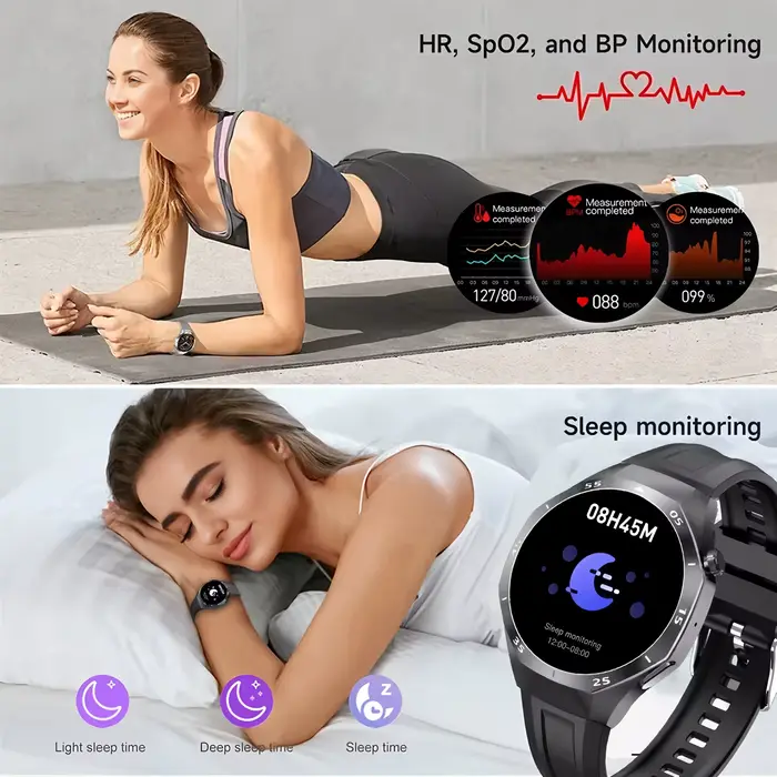 Montre intelligente 5 Pro GPS NFC Smartwatch hommes 360*360 AMOLED écran moniteur de fréquence cardiaque Bluetooth
