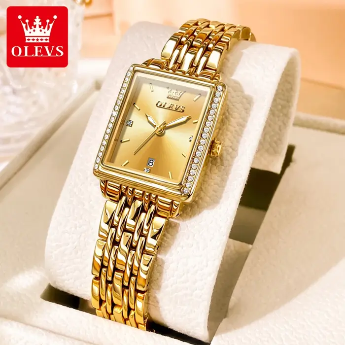 OLEVS 9995 montre pour femme de luxe élégant diamant