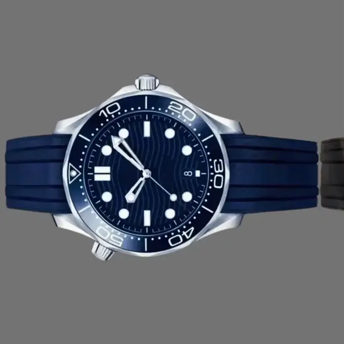 Montre mécanique automatique pour homme 2026A11141mm, acier inoxydable 904L, céramique noire, caoutc