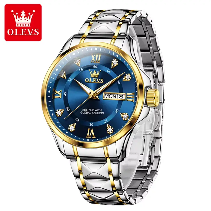 Montre-bracelet à quartz OLEVS 2906 pour homme