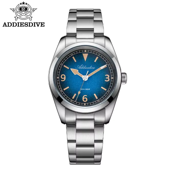 ADDIESDIVE – montre de luxe pour femme, 36mm, à Quartz japonais, en acier et cristal saphir, lumineu