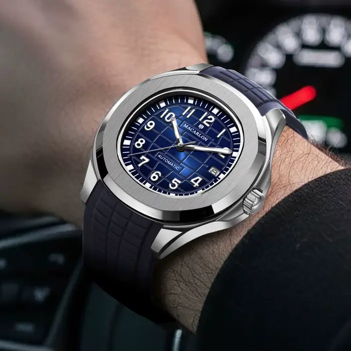 Nouvelle montre sport mécanique MACARLON de 42 mm pour homme