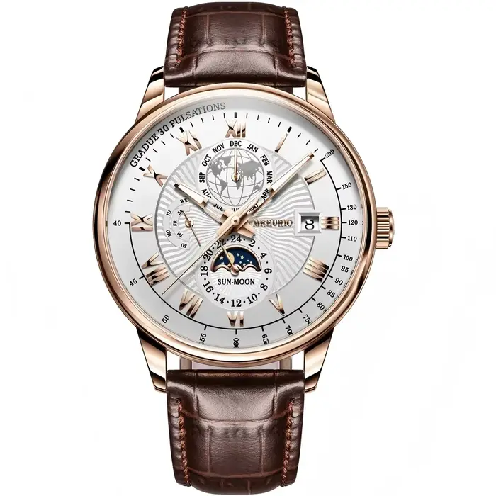 Montre à quartz de luxe pour homme