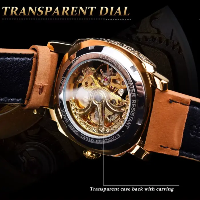 Montre mécanique entièrement automatique pour homme