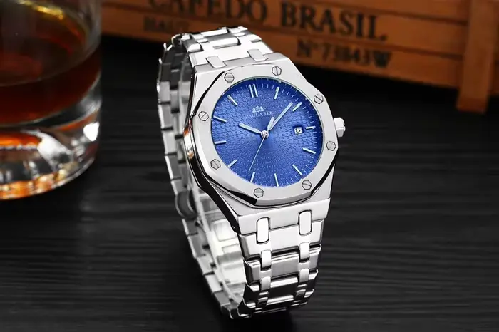 Montre Paulareis P Automatique Randonnée Bracelet Acier Inoxydable Style Sport Occasions Spéciales Hommes