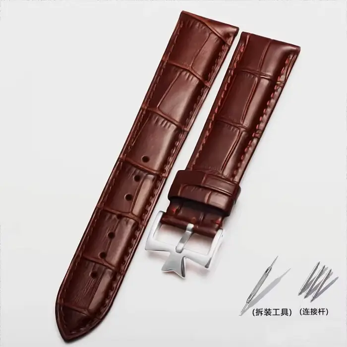 Pour Vacheron Constantin montre homme bracelet en cuir de vachette VC héritage art master série brac