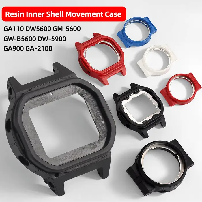 Boîtier de mouvement en résine pour Casio G-Shock GA110 DW5600 GM-5600 GW-B5600 DW-5900 GA900 GA-2100