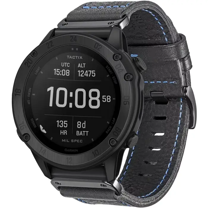 Hemsut bracelet de montre en cuir pour Garmin