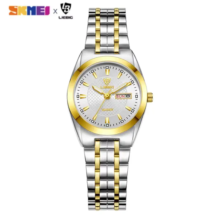 Nouvelle montre pour femme Quartz haut marque de mode en acier inoxydable or heure Date étanche montre-bracelet dames horloge Relogio Feminino