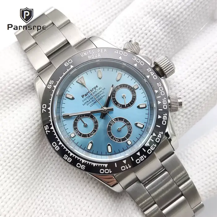 Nouvelle Montre Chronographe à Quartz Parnsrpe VK63 2026 pour Homme