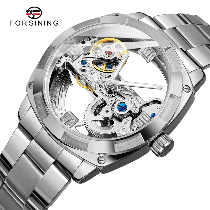 Seton Tourbillon-Montre mécanique étanche pour homme