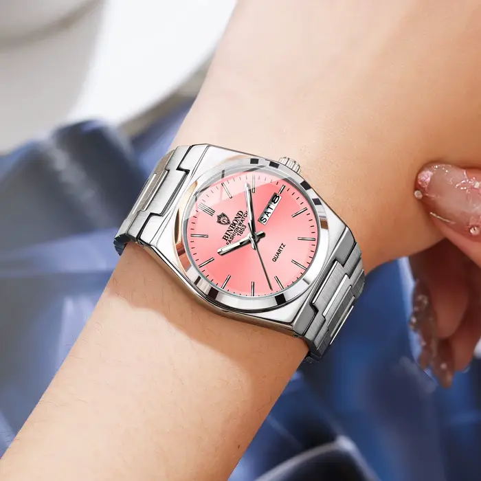 Montres à quartz BINBOND pour femmes, luxe, lumineuses, étanches, affichage automatique de la date et du jour, montre pour femmes, montre pour dames.