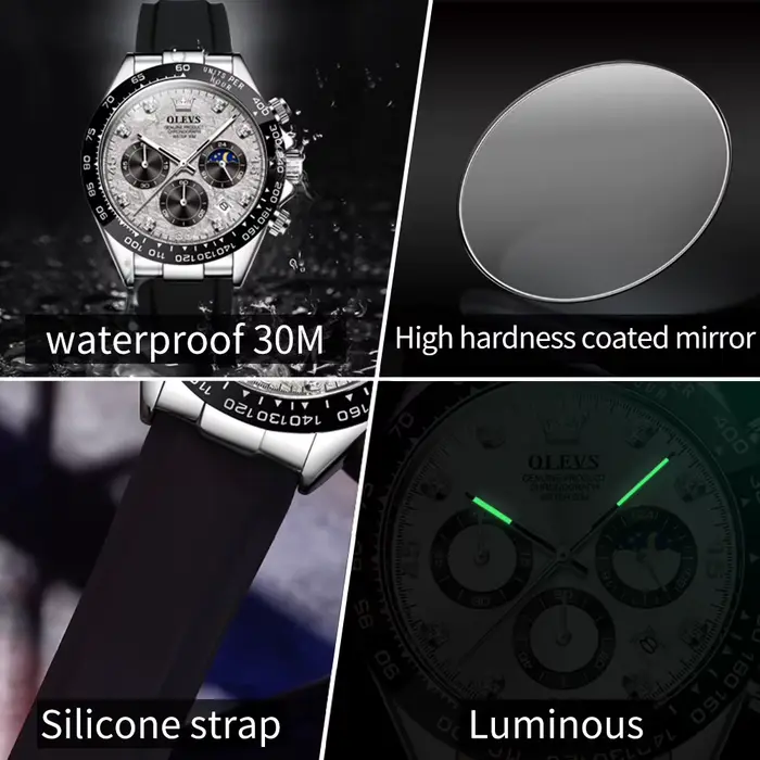 Montre à quartz OLEVS 2875 pour homme