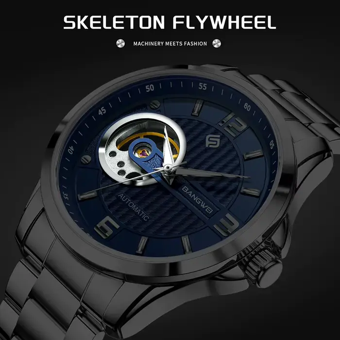 BANGWEI 2025 nouvelle mode montres mécaniques hommes LIGE luxe automatique montre