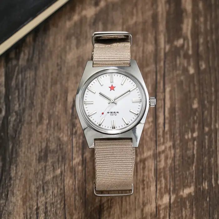 Montre mécanique vintage pour homme Shanghai 7120, mouvement manuel, 36 mm, montre-bracelet classiqu