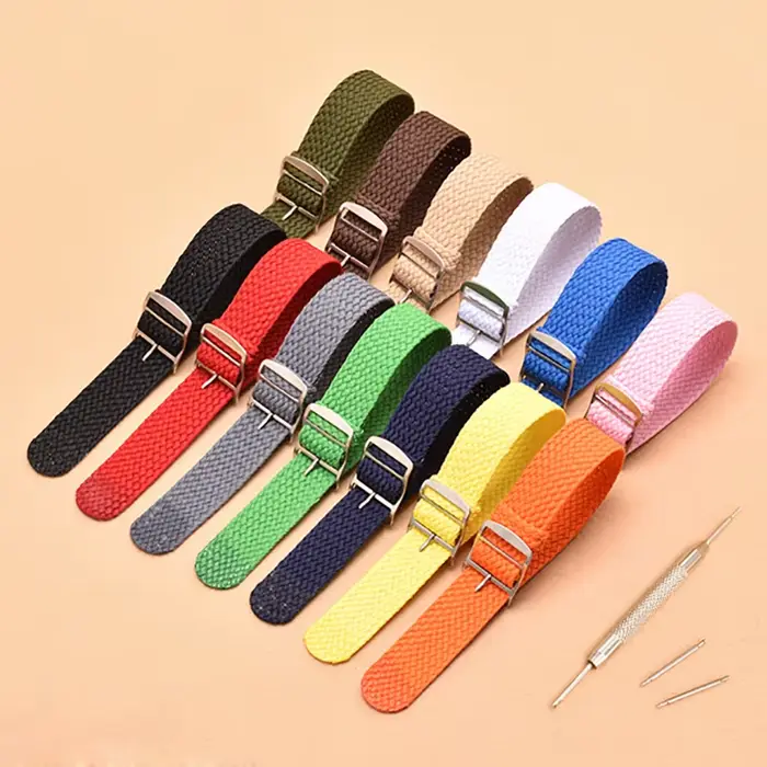 Bracelet de montre en Nylon tissé