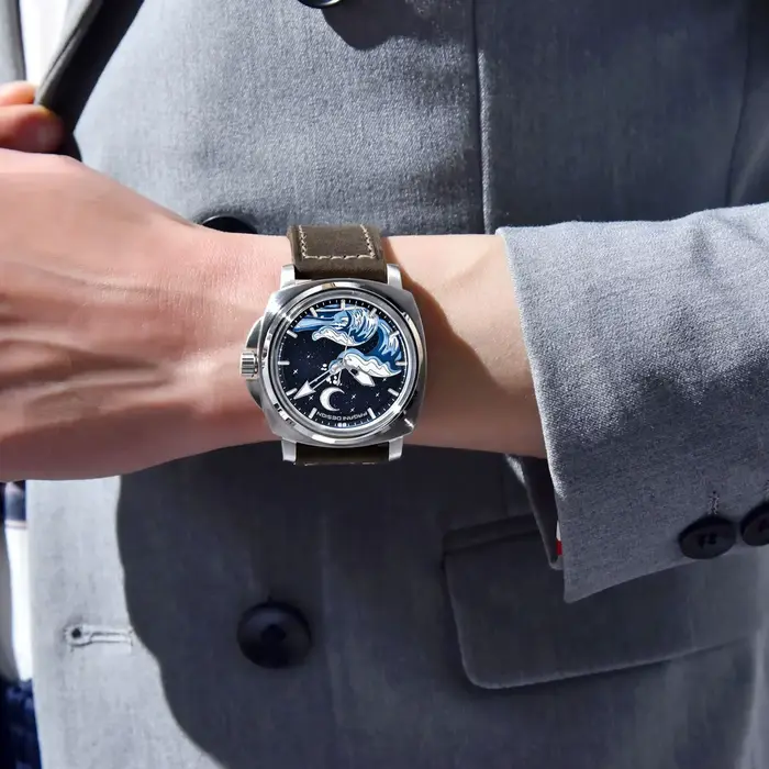 PAGANI DESIGN NH35 montre mécanique entièrement automatique mode luxe hommes saphir garantie étanche 10Bar
