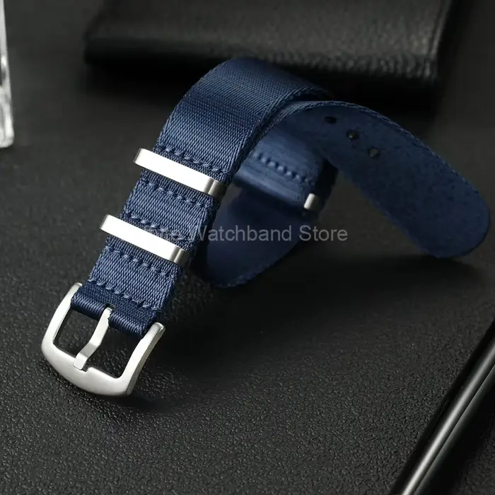 Bracelet de montre en nylon souple 20mm 22mm pour homme, accessoires de bracelet de montre en nylon