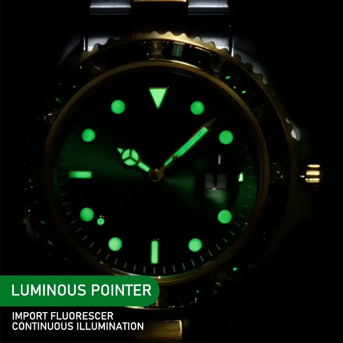 Montre de Luxe Verte sur Mesure pour Homme