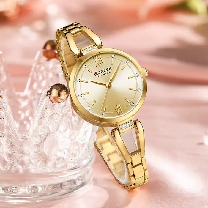 CURREN montres pour femmes mode élégante montre à Quartz originale pour Laides étanche en acier inoxydable Simple luxe usage quotidien