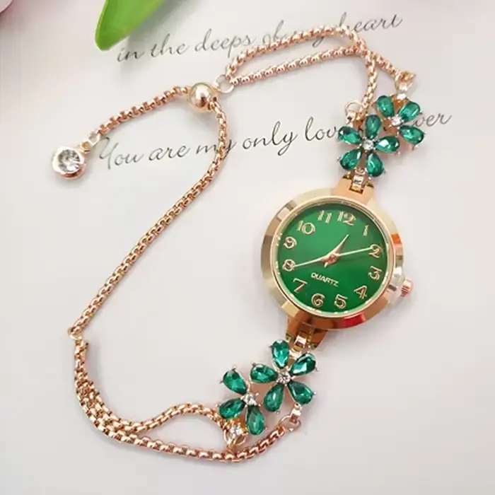 1 pièces femmes montres marque Vintage Strass