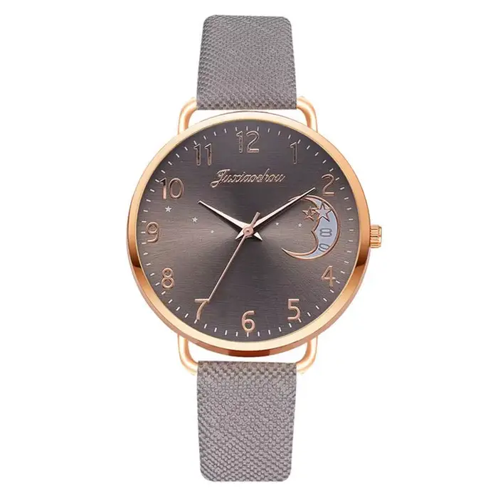 Montre blanche à Quartz en cuir pour femmes, nouvelle marque, cadran numérique Simple, horloge, 2023