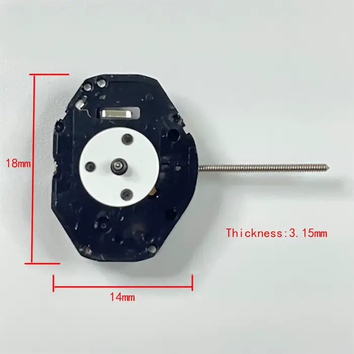 Montre à quartz à trois aiguilles sans calendrier PC21 de Singapour