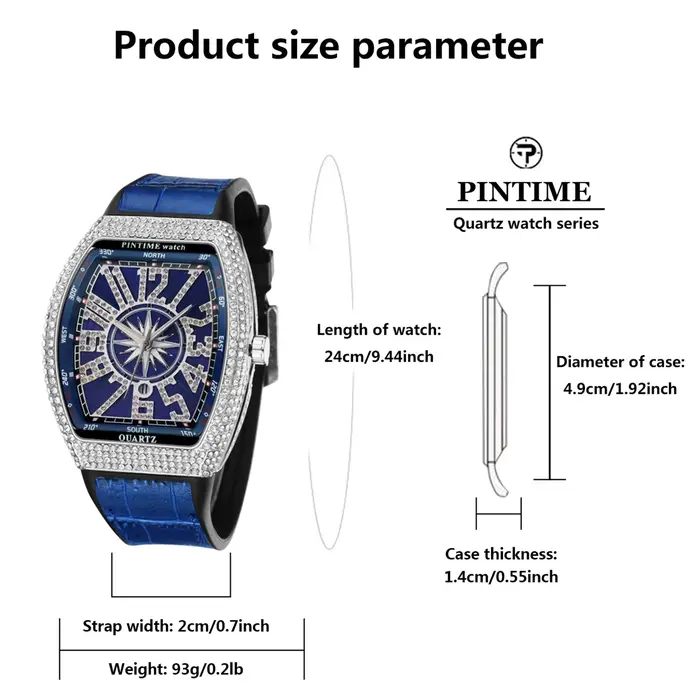 Montre à quartz pour homme