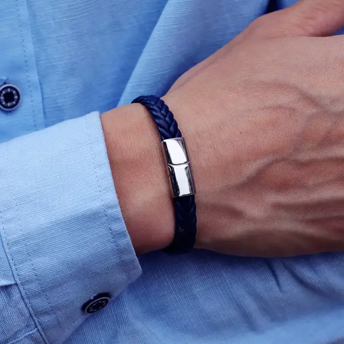 Bracelet en acier inoxydable pour hommes
