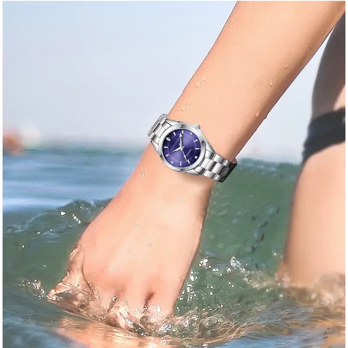 CHRONOS femmes élégantes montre de luxe dames marque de mode montre-bracelet mouvement à Quartz en acier inoxydable cadeau pour femme petite amie