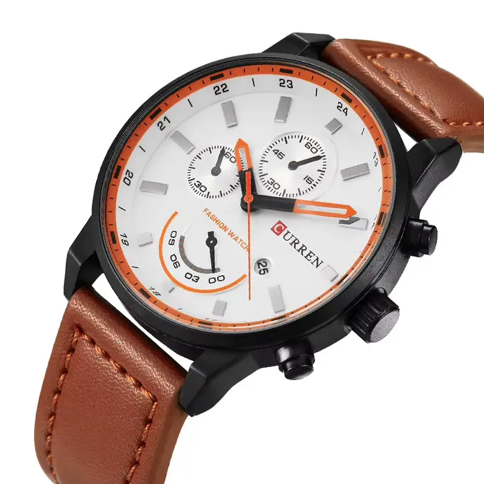 Montre à quartz Curren 8217 pour homme