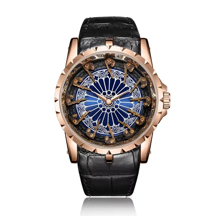 Montre à quartz pour homme UTHAI CQ312 de style médiéval