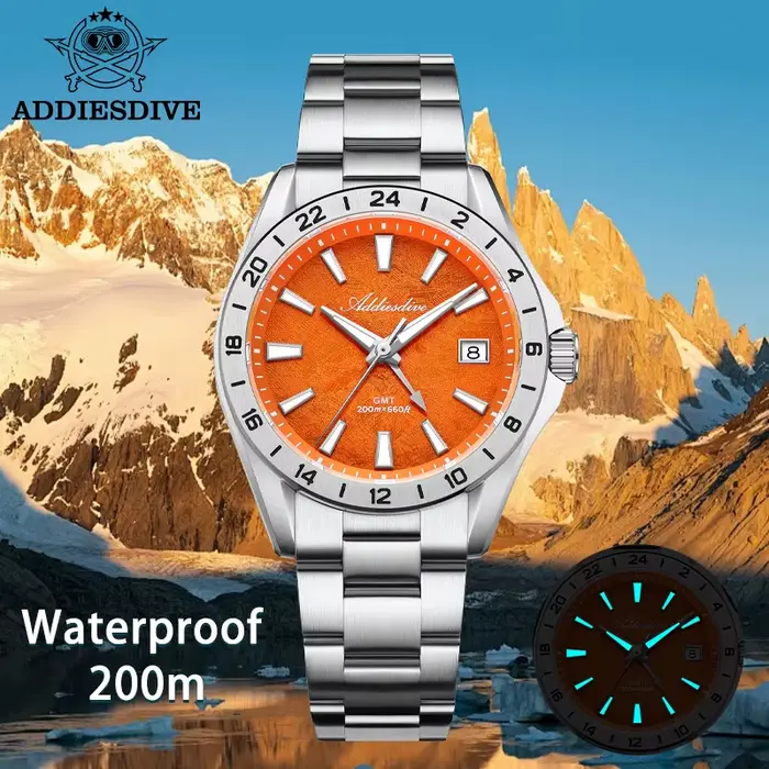 ADDIESDIVE – montre de luxe suisse Ronda GMT