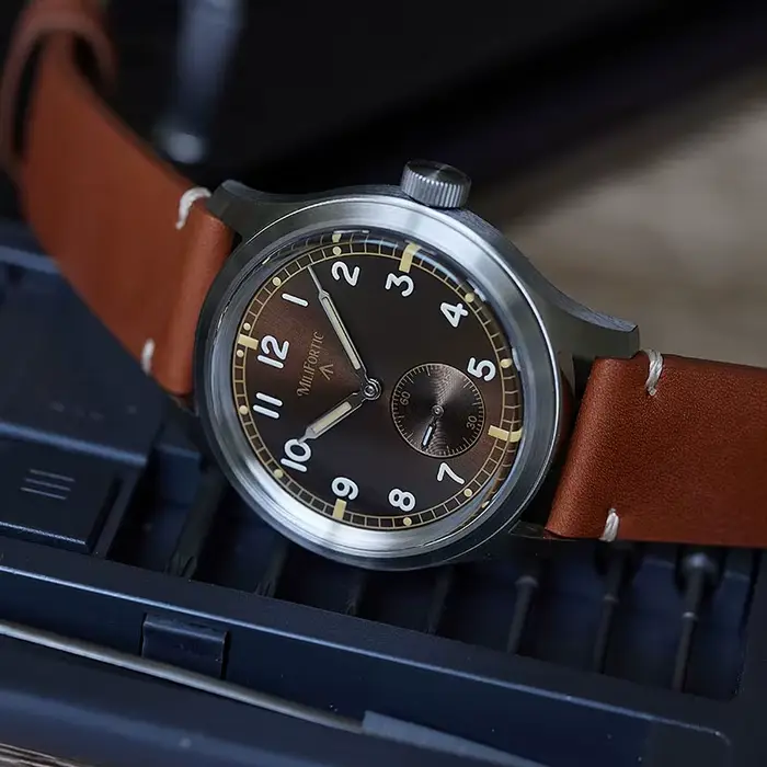 Milifortic M060 D12 montres militaires 39mm sale douzaine sous-cadran automatique mécanique 100m étanche hommes