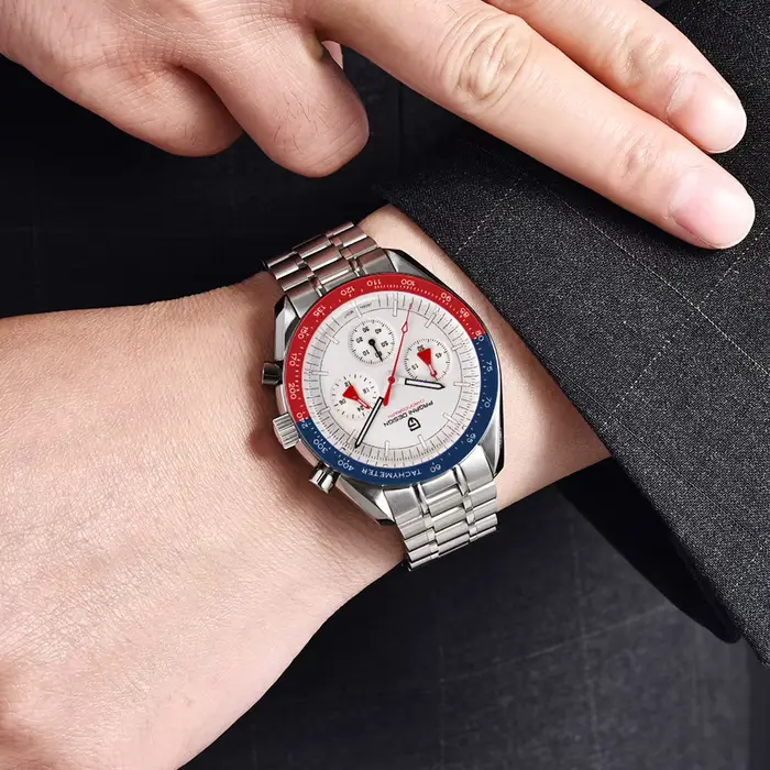 Montre de sport PAGANI DESIGN 2026 avec lunette saphir