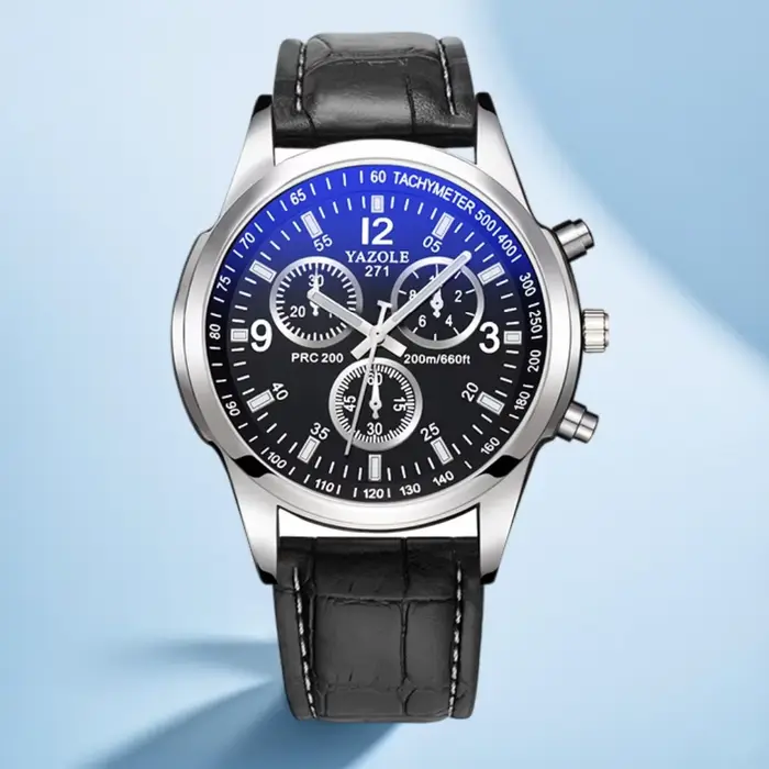 Montres à Quartz lumineuses pour hommes YAZOLE Top marque de luxe montre-bracelet