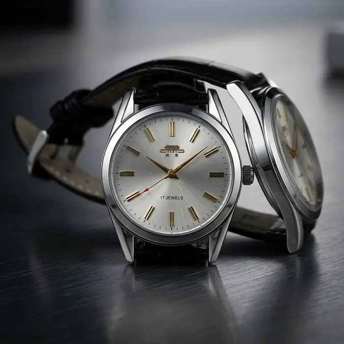 Montre mécanique vintage Beijing pour homme
