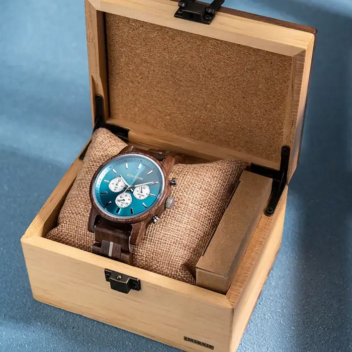 BOBO BIRD-Montre-bracelet en bois pour hommes