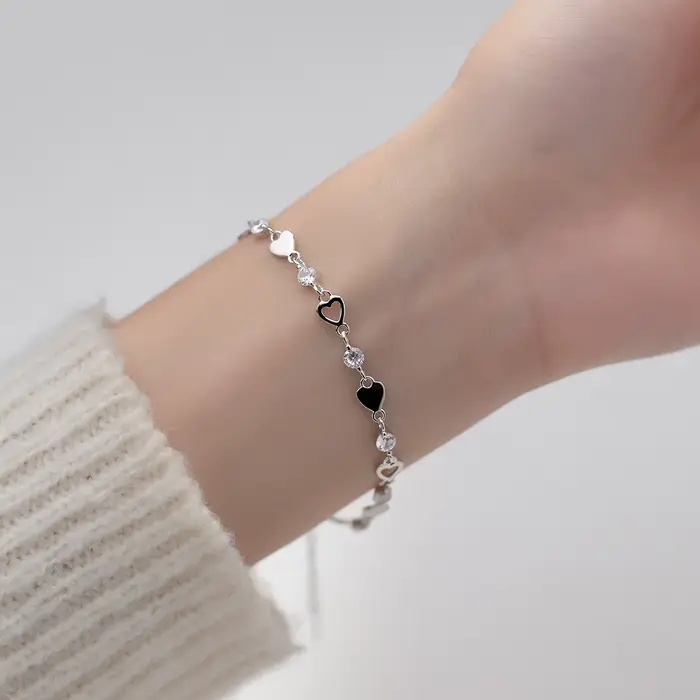 Bracelet de luxe en argent Sterling 925 pour femmes