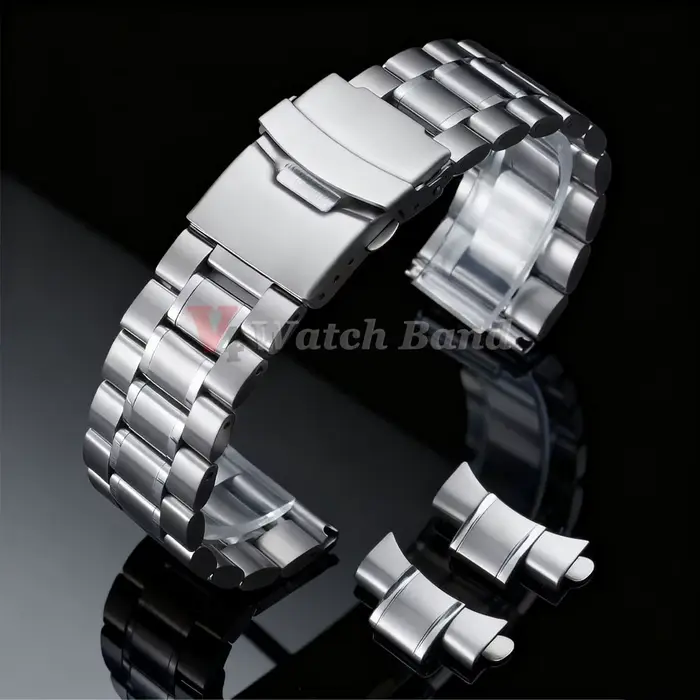Bracelet de luxe Arc End pour Seiko SKX007 18mm 20mm 22mm 24mm Bracelet de montre en acier inoxydabl