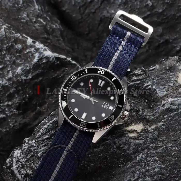 Bracelet de montre en Nylon 20mm 22mm pour Tudor pour Seiko